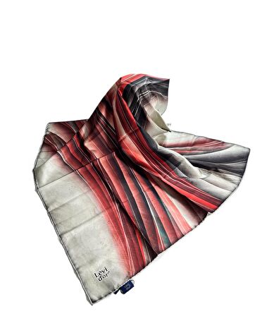 Levidor 90*90 Twil İpek Eşarp  (02135)