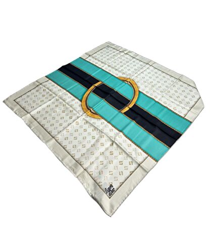 Levidor 90*90 Twil İpek Eşarp  (02135)