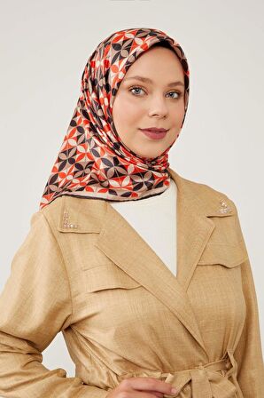 90 X 90 Levidor - Polyester- Kristal Eşarp -02964 -5