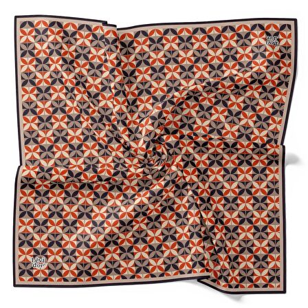 90 X 90 Levidor - Polyester- Kristal Eşarp -02964 -5