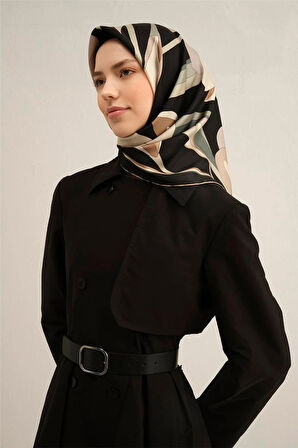 2025  İLKBAHAR - YAZ - DJ SAF İPEK EŞARP  ( SURA)-9302