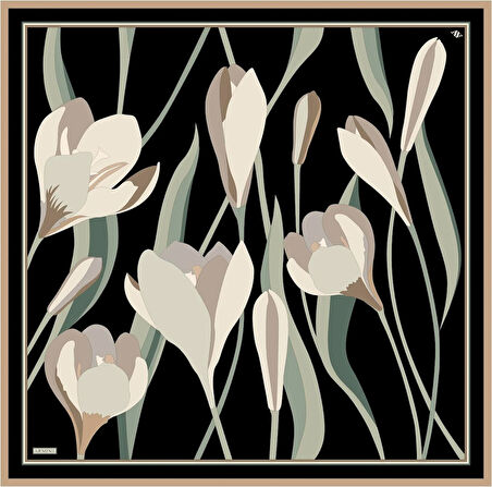 2025  İLKBAHAR - YAZ - DJ SAF İPEK EŞARP  ( SURA)-9302