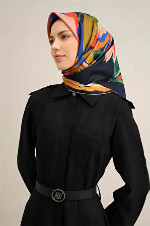 2025  İLKBAHAR - YAZ - DJ SAF İPEK EŞARP  ( SURA)-9340