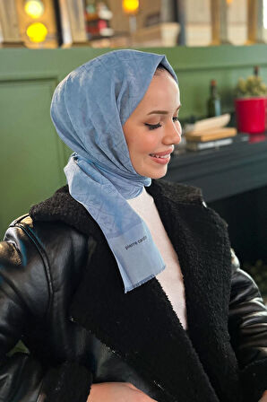 Monogram Şal - 1030300-922 - Mavi