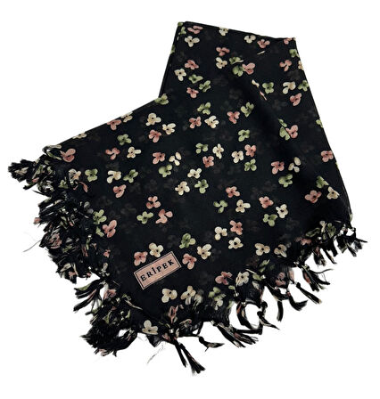 Sökme Boncuklu Pamuk Yazma - 95 x 95 - 04920