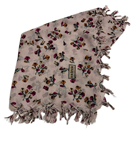 Sökme Boncuklu Pamuk Yazma - 95 x 95 - 04926