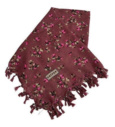 Sökme Boncuklu Pamuk Yazma - 95 x 95 - 04926