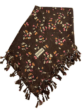 Sökme Boncuklu Pamuk Yazma - 95 x 95 - 04926