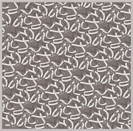 Saf İpek Eşarp 4125D02( Twill İpek) -568