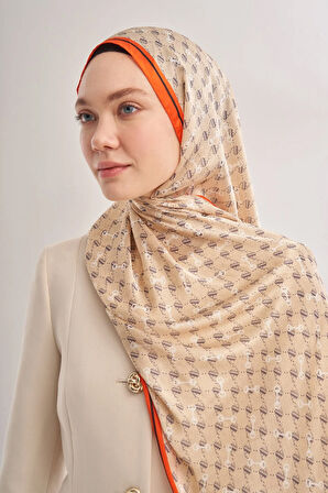 İTHAL VUAL MONOGRAM DESEN ŞAL -52929