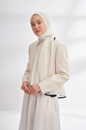 Müslin Biyeli Şal  -90 x 200- 3352-01