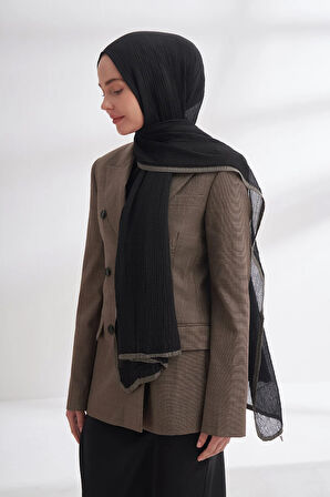 Müslin Biyeli Şal  -90 x 200- 3352-01