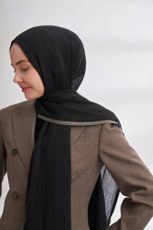 Müslin Biyeli Şal  -90 x 200- 3352-01