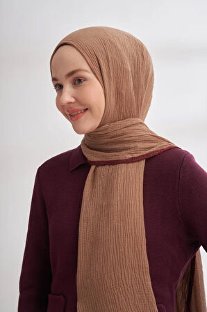 Müslin Biyeli Şal  -90 x 200- 3352-01