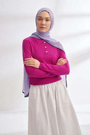 Müslin Biyeli Şal  -90 x 200- 3352-02