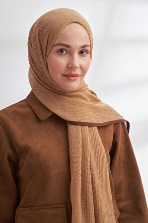 Müslin Biyeli Şal  -90 x 200- 3352-02
