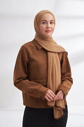 Müslin Biyeli Şal  -90 x 200- 3352-02