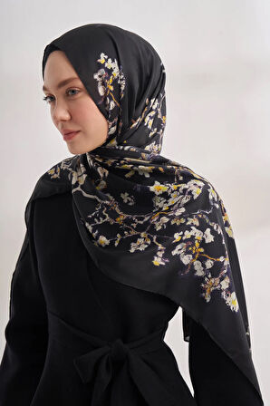 İthal Vual Almond Blossom Desen Şal -4464