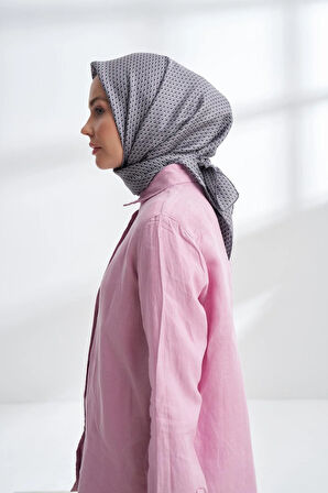 NOIRE DESEN TWİLL İPEK EŞARP - 4303