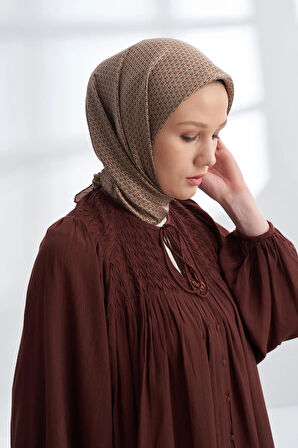 NOIRE DESEN TWİLL İPEK EŞARP - 4303