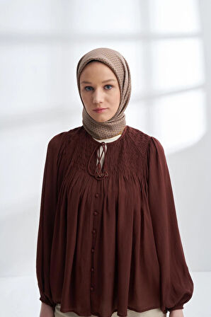 NOIRE DESEN TWİLL İPEK EŞARP - 4303