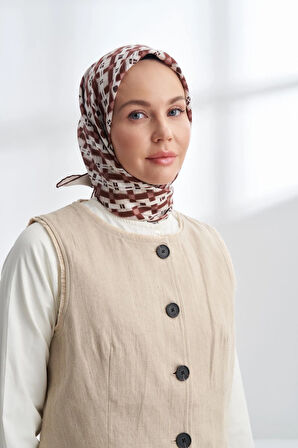 NETWORK DESEN TWILL İPEK EŞARP - 4307