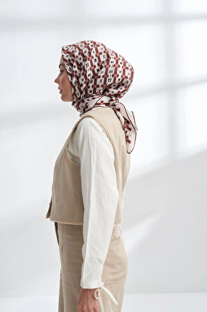 NETWORK DESEN TWILL İPEK EŞARP - 4307