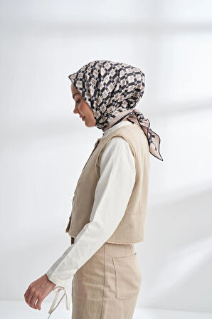 NETWORK DESEN TWILL İPEK EŞARP - 4307