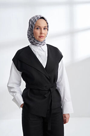 LINE DESEN TWILL İPEK EŞARP -4304