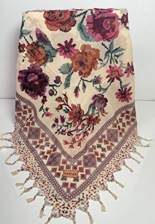 Sökme Boncuklu Pamuk Yazma - 05494