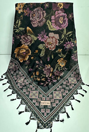 Sökme Boncuklu Pamuk Yazma - 05494