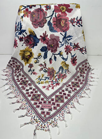Sökme Boncuklu Pamuk Yazma - 05495