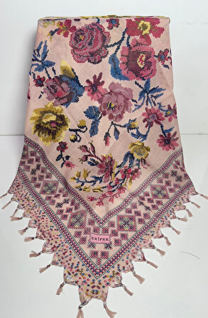 Sökme Boncuklu Pamuk Yazma - 05495
