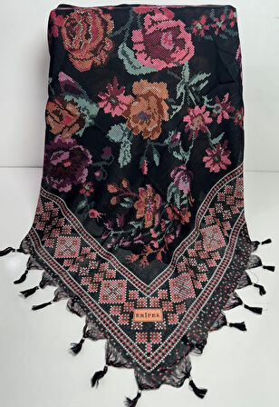 Sökme Boncuklu Pamuk Yazma - 05496