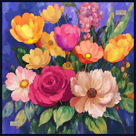 GÜZ | YAZ SERİNLİĞİ EŞARP 90 x 90 - 2257 03