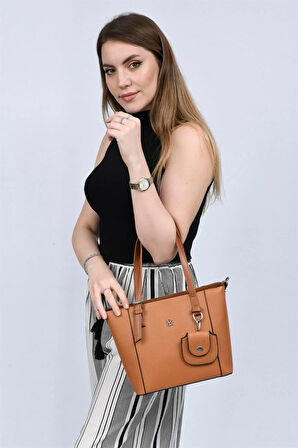 Kadın Taba Askılı El ve Omuz Çanta 67-8027