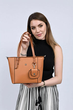 Kadın Taba Askılı El ve Omuz Çanta 67-8027