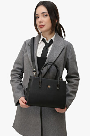 67-8080 Kadın Omuz Ve Kol Çanta-Siyah