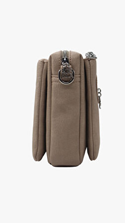 67-7175 Kadın Çarpraz Askılı Çanta-Kum