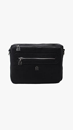 67-7175 Kadın Çarpraz Askılı Çanta-Siyah