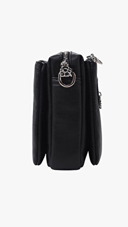 67-7175 Kadın Çarpraz Askılı Çanta-Siyah