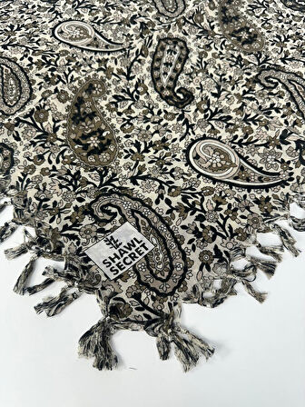 Sökme Boncuklu Pamuk Yazma - 05868