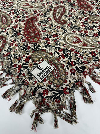 Sökme Boncuklu Pamuk Yazma - 05868