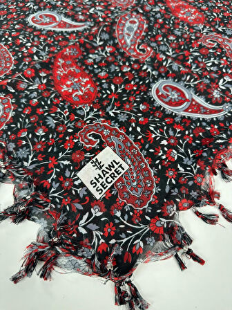 Sökme Boncuklu Pamuk Yazma - 05868