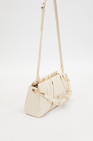 Rugan Büzgü Detaylı El ve Omuz Çantası 930074