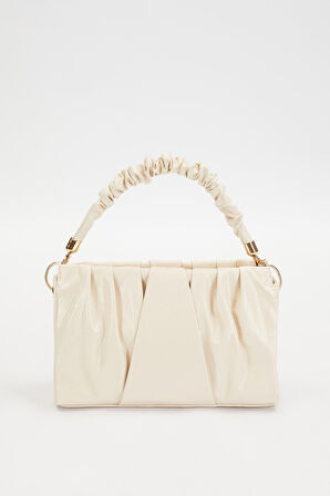 Rugan Büzgü Detaylı El ve Omuz Çantası 930074