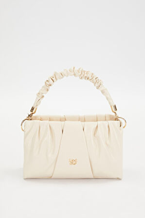 Rugan Büzgü Detaylı El ve Omuz Çantası 930074