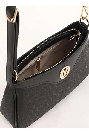 Fermuarlı Petek Desen Kadın Omuz Çantası 930210