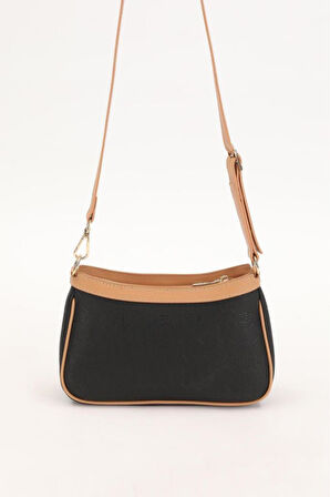 Fermuarlı Petek Desen Kadın Omuz Çantası 930210