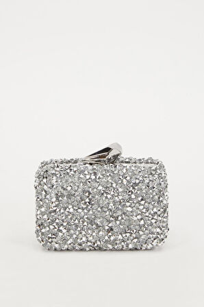 ​​​Kare Taşlı Abiye El Çantası 930190